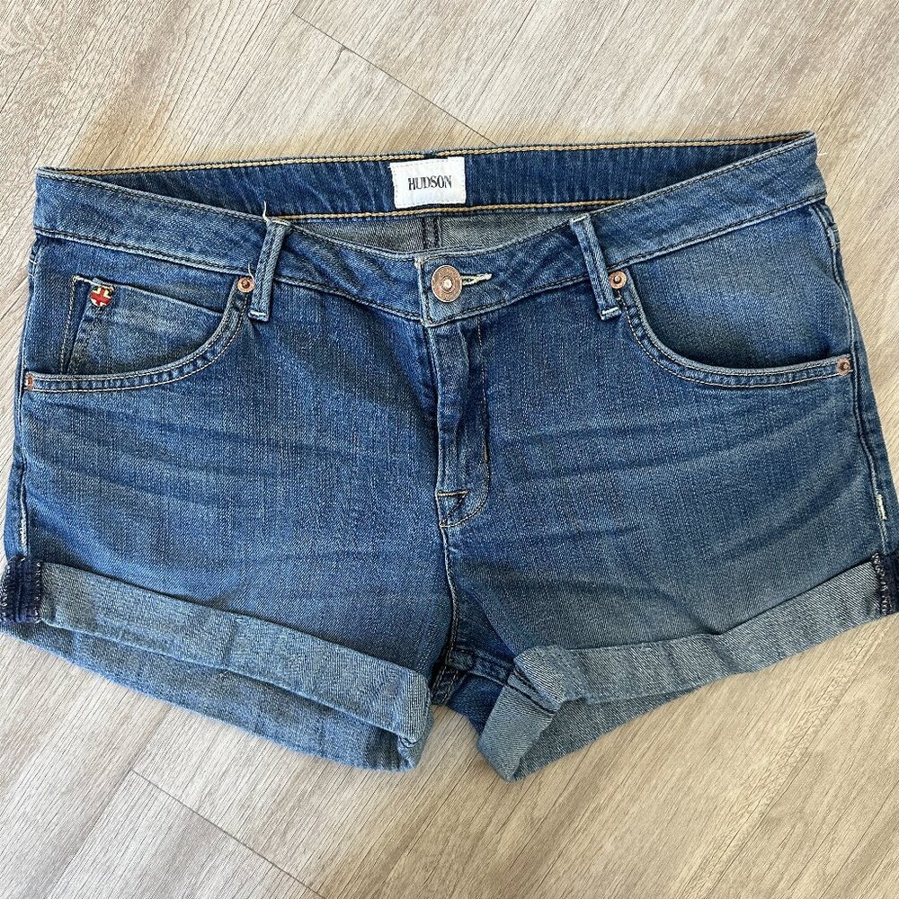 Hudson Hampton Cuffed Jean Shorts Size 29